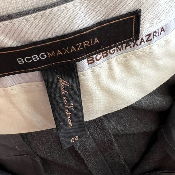 BCBG Maxazria Grey wool blend trouser pants size 8 - Picture 3 of 4